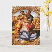 聖家族 カード (黄色い花)