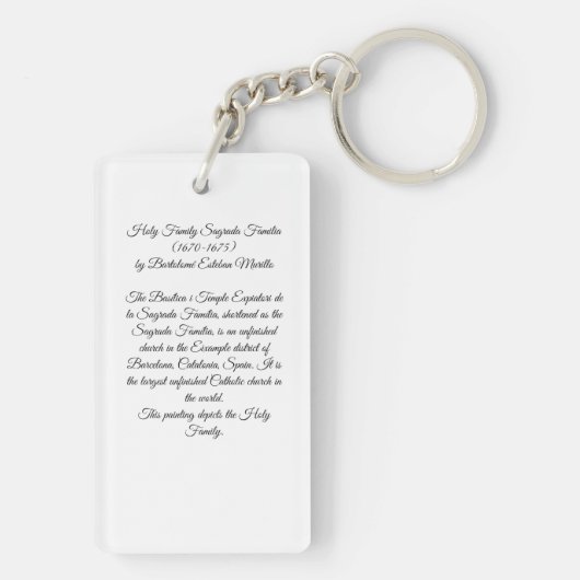 聖家族 キーホルダー (裏面)