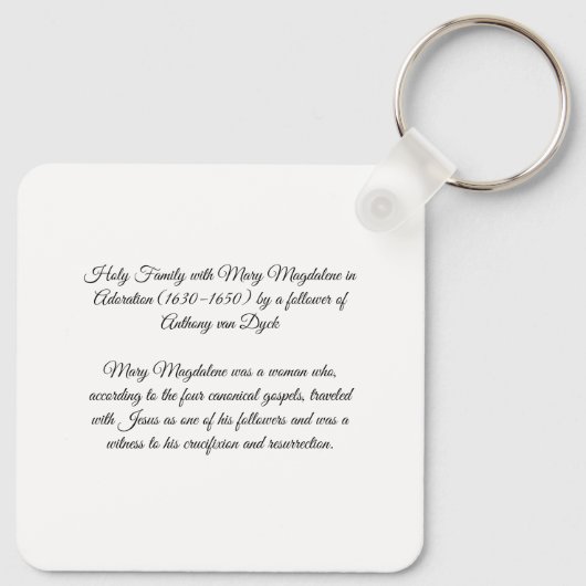 聖家族 キーホルダー (裏面)