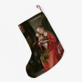 "聖家族"クリスマスカスタムストッキング スモールクリスマスストッキング (裏面 (吊り時))