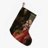"聖家族"クリスマスカスタムストッキング スモールクリスマスストッキング (正面 (吊り時))