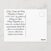 聖家族 ポストカード (裏面)