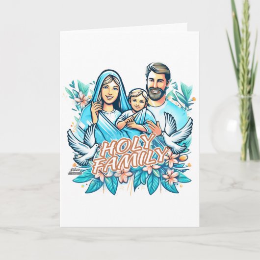 聖家族 招待状 (正面)