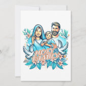 聖家族 招待状 (正面)