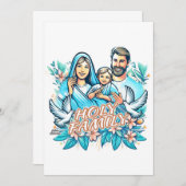 聖家族 招待状 (正面/裏面)