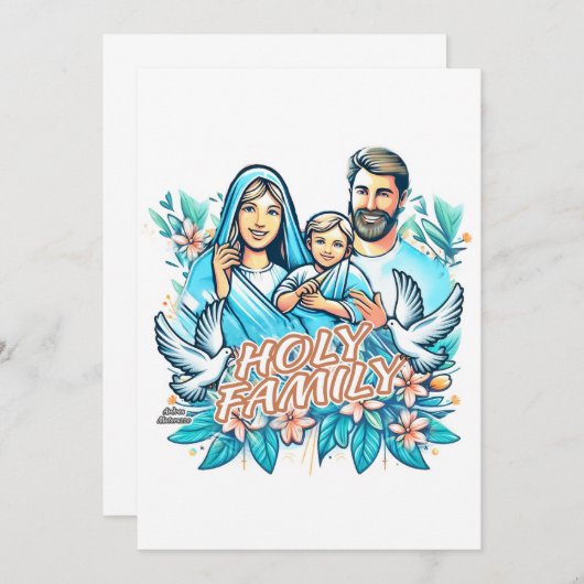 聖家族 招待状 (正面/裏面)