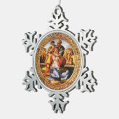 聖家 スノーフレークピューターオーナメント (右)