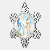 聖家 スノーフレークピューターオーナメント (右)