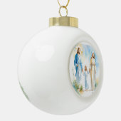 聖家 セラミックボールオーナメント (左)