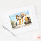 聖家 長方形シール (封筒)