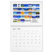 聖幾何学の絵画の永久カレンダー カレンダー (3月 2026)