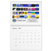 聖幾何学の絵画の永久カレンダー カレンダー (2月 2027)