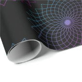 聖幾何学の花メタトロン蓮 ラッピングペーパー (ロールコーナー)