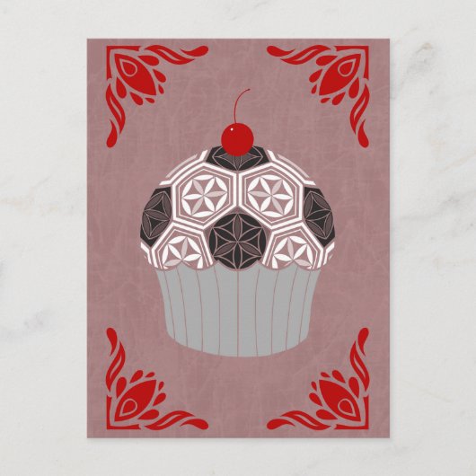 聖幾何学カップケーキ ポストカード (正面)