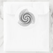 聖幾何学シンボルクラシックラウンドステッカー ラウンドシール (バッグ)