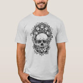 聖幾何学スカル Tシャツ (正面)