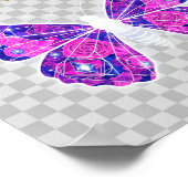 聖幾何学バタフライアート | デジタルダウンロード ポスター (角)