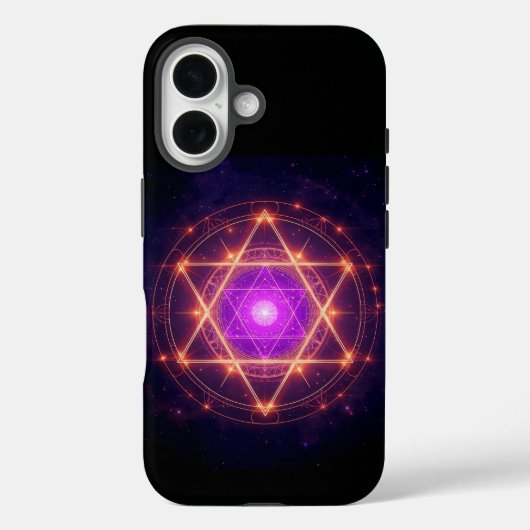 聖幾何学マンダラ – 宇宙の中の光 Case-Mate iPhoneケース (裏面)