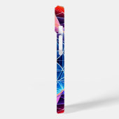 聖幾何学レインボーマンダラネオンロータスフラワー Case-Mate iPhoneケース (裏面 / 左)