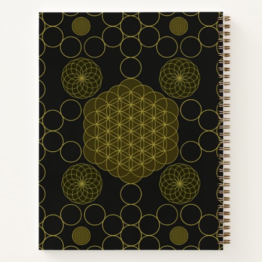 聖幾何学 ノートブック (裏面)