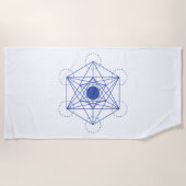 聖幾何学 ビーチタオル (正面)