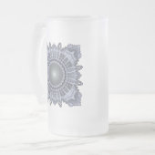 聖幾何学 フロストグラスビールジョッキ (正面左)