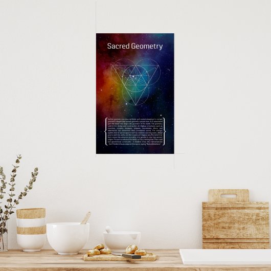聖幾何学 ポスター (キッチン)