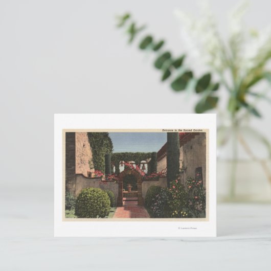 聖庭園入り口 ポストカード (スタンド正面)