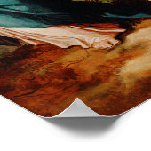 聖徒と十字架につけられたキリスト ポスター (角)