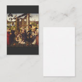 聖徒と寄附者との子の崇拝 名刺 (正面/裏面)