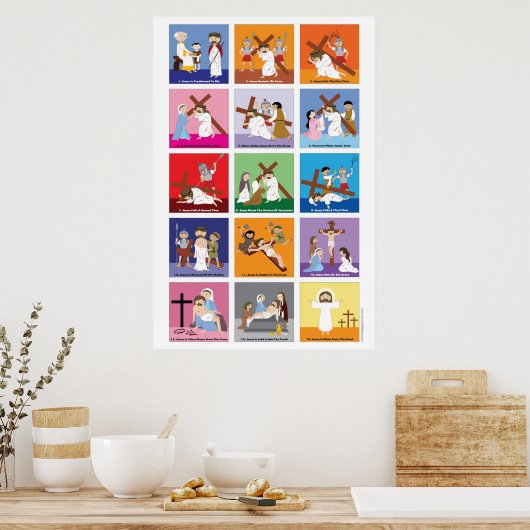 聖徒の十字架 ポスター (キッチン)