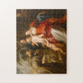 聖徒を伴う聖家 ジグソーパズル (縦)