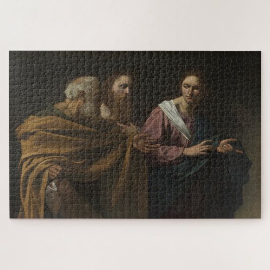 聖徒ペテロとアンドリューの呼び出し – Caravaggio ジグソーパズル (横)