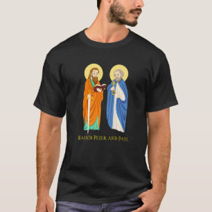 聖徒ペテロとパウロ・カトリックの饗宴の日Tへの鍵 Tシャツ