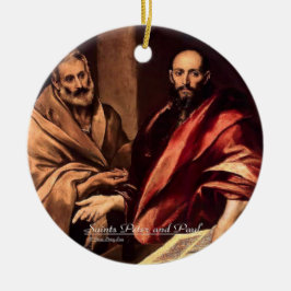 聖徒ペテロとパウロ セラミックオーナメント