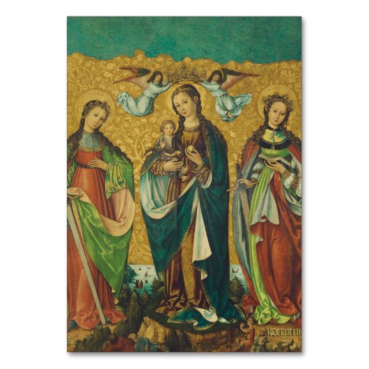 聖徒永続とフェリシティ テーブルナンバー (正面)