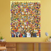 聖徒、すべての聖徒、カトリック聖徒 キャンバスプリント (インサイチュ (リビング))