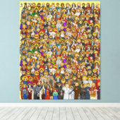 聖徒、すべての聖徒、カトリック聖徒 キャンバスプリント (インサイチュ (ウッドフロア))