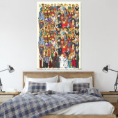 聖徒、すべての聖徒、カトリック聖徒 キャンバスプリント (インサイチュ (寝室))