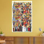 聖徒、すべての聖徒、カトリック聖徒 キャンバスプリント (インサイチュ (リビング))