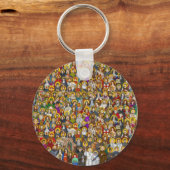 聖徒、すべての聖徒、カトリック聖徒 キーホルダー (正面)