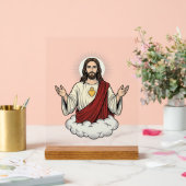 聖心のヴィンテージ彫刻デザイン_1 アクリルサイン (ウェディング)