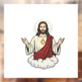 聖心のヴィンテージ彫刻デザイン_1 ウィンドウサイン (シート2)