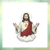 聖心のヴィンテージ彫刻デザイン_1 ウィンドウサイン (シート3)