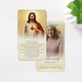 聖心の追悼祈祷カード (デスク)
