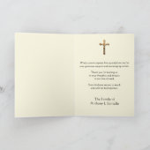 聖心イエス カトリック 弔慰 感謝状 サンキューカード (内部)