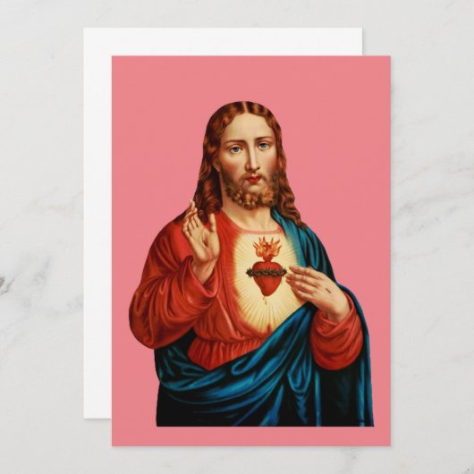 聖心イエス 招待状 (正面/裏面)