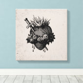 聖心マリア キャンバスプリント (インサイチュ (ウッドフロア))