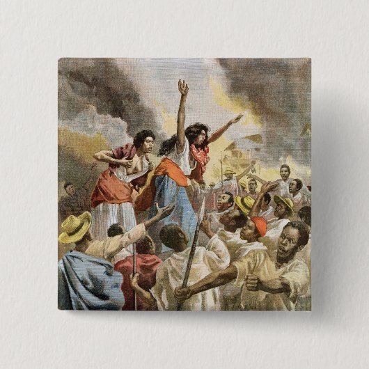 聖戦を説教している王室のなプリンセス 缶バッジ (正面)