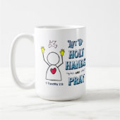 聖手コーヒーマグを上げる コーヒーマグカップ (左)